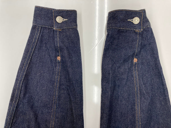 リーバイス Levi's 2nd 507XX LVC VINTAGE CLOTHING 復刻 日本製 デニムジャケット Gジャン 濃紺 70507-0066 サイズ 40 ジャケット 無地 ネイビー 104MT-1666