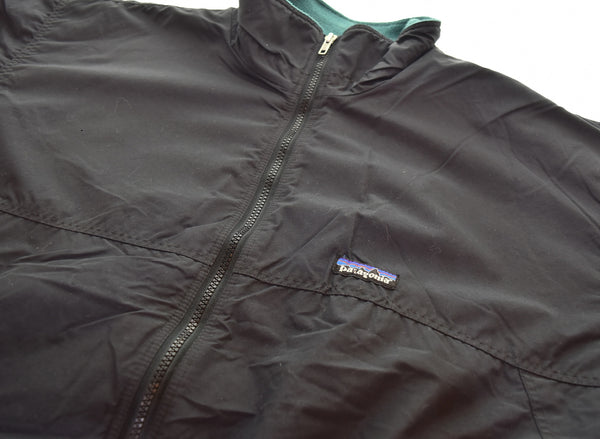 パタゴニア PATAGONIA USA製 95年製 シェルドシンチラジャケット 28131 ジャケット ブラック LLサイズ 103MT-3482