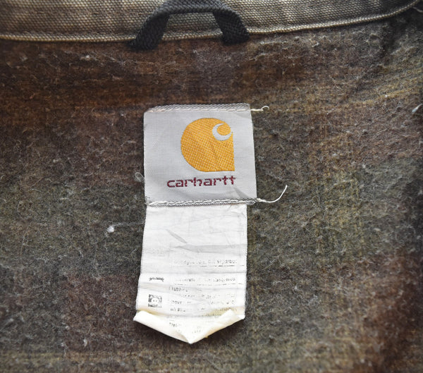 カーハート Carhartt 90's DETROIT JACKET デトロイト ジャケット グレー 希少 カラー フェード ブランケット付き ワークジャケット ジャケット グレー 103MT-3479