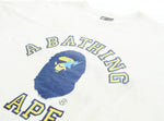 アベイシングエイプ  A BATHING APE BAPE STA 初期 print T-shirt プリント Tシャツ 白 Tシャツ ホワイト Mサイズ 103MT-2868