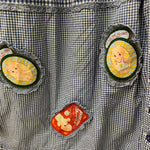 ピンクハウス PINK HOUSE セーラー襟 キューピーワッペン ギンガムチェック柄 ワンピース ブルー 201LT-426