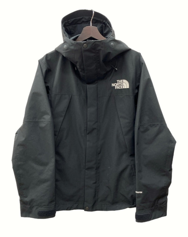 ザノースフェイス THE NORTH FACE MOUNTAIN JACKET マウンテン ジャケット GORE-TEX ゴア テックス アウター アウトドア キャンプ 黒 NP61800 ジャケット ロゴ ブラック Lサイズ 104MT-1068
