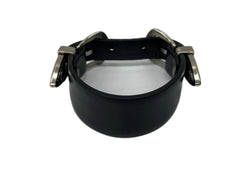 トーガ TOGA Double buckle bangle ダブル バックル バングル ウエスタン ブレスレッド 黒 銀 TZ31-AK922 メンズジュエリー バングル・ブレスレット 総柄 ブラック 104A-82