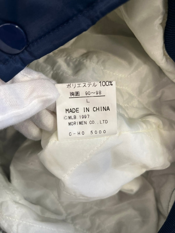 フェルコ FELCO ©1997 70周年 New York Yankees ヤンキース MLB スタジャン ナイロンジャケット ジャケット ネイビー Lサイズ 101MT-5071