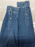 ラルフローレン RalphLauren POLO COUNTRY 90s BUTTONDOWN DENIM SHIRT ボタンダウン デニム シャツ ワーク 長袖 インディゴ 青 長袖シャツ ロゴ ブルー Lサイズ 104MT-2266