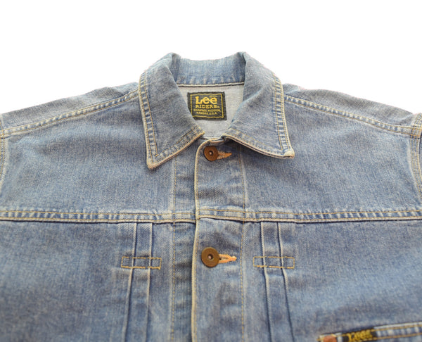 リー Lee 0401 1st 大戦モデル デニムジャケット トラッカージャケット ドーナツボタン ジャケット ブルー 103MT-3307