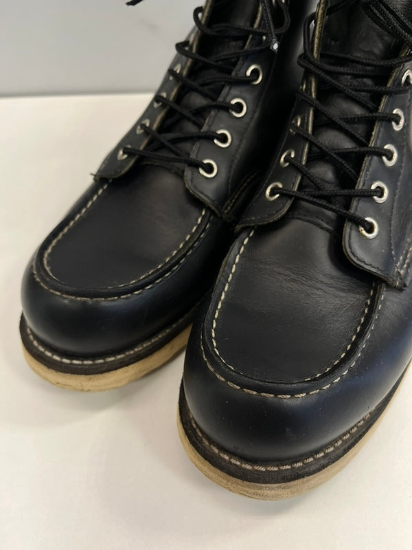 レッドウィング RED WING 6” CLASSIC MOC クラシック モック アイリッシュセッター モックトゥ 黒セッター レザーブーツ 8179 メンズ靴 ブーツ ワーク ブラック 8E 101sh-2079