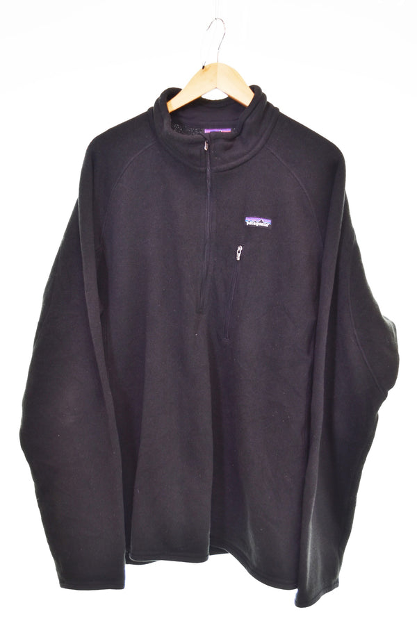 パタゴニア PATAGONIA Better Sweater ベターセーター プルオーバー ハーフジップ 長袖カットソ 25521 ジャケット ブラック LLサイズ 103MT-3089