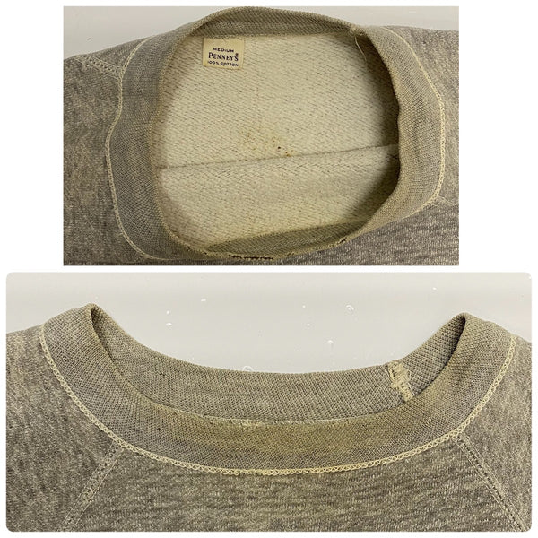 【曜日割引対象外】 ヴィンテージ vintage 60's PENNEY'S ラグラン トレーナー スウェット グレー Mサイズ 201MT-4457 VB