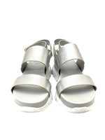 コール ハーン COLE HAAN ZERO GRAND ゼログランド メタリック ウェッジサンダル W23274 レディース シルバー 8B 25 601sh-22