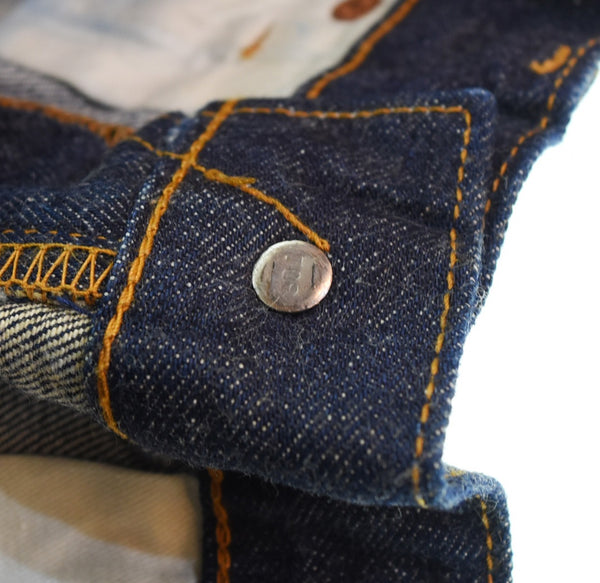 リーバイス Levi's 502 DEAD STOCK デッドストック 日本製 復刻 98年製 90年代 90's 90s 140th 140周年 BIG E 赤耳 TALON タロン ジップ 502-xx デニム ブルー W34L36 103MB-603