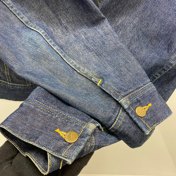 【曜日割引対象外】 ヴィンテージ vintage LEE 60's 101-J 濃紺 デニムジャケット ジャケット ブルー 48サイズ 201MT-4892 VB