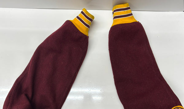 【曜日割引対象外】 Maple Athletic Sportswear スタジャン ジャケット レッド Lサイズ 201MT-3177 VB