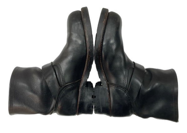 レッドウィング RED WING SHORT ENGINEER BOOTS ショート エンジニア ブーツ バイク 革靴 シューズ 黒 8182 メンズ靴 ブーツ エンジニア ブラック サイズ 7D 104S-1054