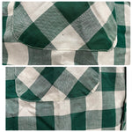 【曜日割引対象外】 ヴィンテージ vintage ~50's McGREGOR USA製 ブロックチェック オープンカラーシャツ 長袖シャツ グリーン Mサイズ 201MT-4369 VB