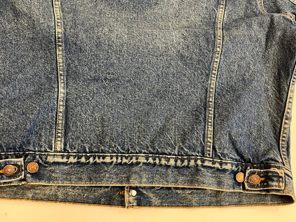 リーバイス Levi's 80’s～90's 80~90年代 ボタン裏527刻印  デニムジャケット Gジャン ブランケット付き MADE IN USA アメリカ製 VINTAGE ヴィンテージ 70506-0316 46 ジャケット ブルー Lサイズ 101MT-4762