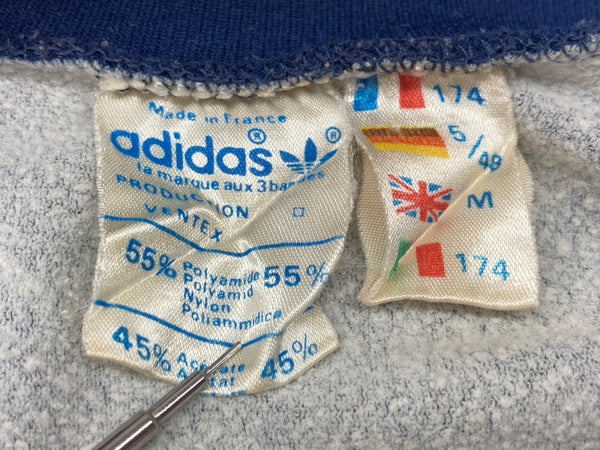 アディダス adidas 70’s VINTAGE フランス製 VENTEX Track Jacket トラック ジャケット 紺 ジャージ ロゴ ネイビー Mサイズ 104MT-2045