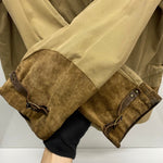 【曜日割引対象外】 ラルフローレン POLO RALPH LAUREN 90's レザー切り替え ファイヤーマン コート ベージュ Mサイズ 201MT-3852 VB