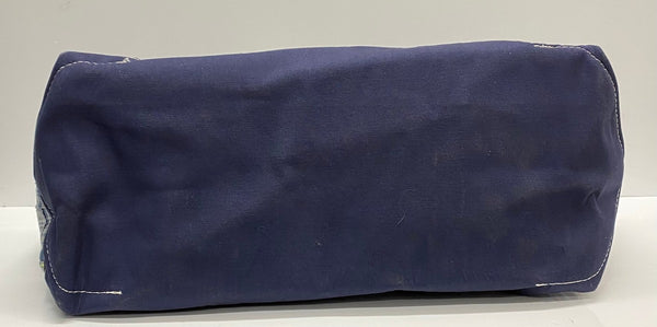 【曜日割引対象外】 エルエルビーン L.L.Bean 特大トートバッグ チェック パッチワーク 5956 バッグ メンズバッグ トートバッグ ブルー 201goods-697 VB