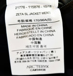 アークテリクス  ARC’TERYX  ZETA SL JACKET マウンテンパーカー 黒 21776-115876 ジャケット ロゴ ブラック Sサイズ 103MT-500