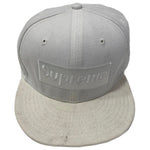 【中古】シュプリーム SUPREME NEW ERA コラボ ボックスロゴ 7 5/8 帽子 メンズ帽子 キャップ ホワイト 201goods-666