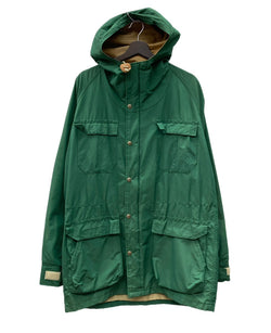 シエラデザイン SIERRA DESIGNS 80s 80年代 60/40クロス ロクヨンクロス マウンテンパーカー 8本木タグ USA製 緑 ジャケット 無地 グリーン Lサイズ 104MT-1791