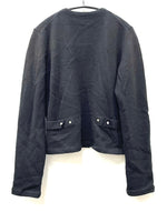 アニエスベー agnes b. カシミヤ プレッション カーディガン ブラック 3 601LT-19