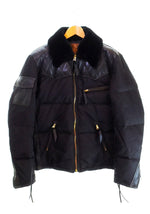 カリフォルニアライン CALIFORNIA LINE SKULL FLIGHT Leather Down Jacket レザーダウンジャケット レースアップ 1-FR17A-8 ジャケット ブラック Lサイズ 103MT-1357