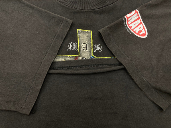 コナート CONART 90s 90年代 GODS MAD ANGELS HIP-HOP BROCKUM USA製 黒 Tシャツ プリント ブラック Lサイズ 104MT-1758