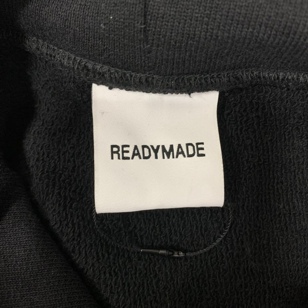レディメイド READY MADES ロゴプリント ロングスリーブ フーディー パーカ ブラック Sサイズ 201MT-4462