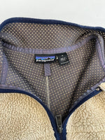 パタゴニア PATAGONIA 90s 90's 98年製 USA製 レトロカーディガン ナチュラルベージュ フリースジャケット  23023 FA98  ジャケット ベージュ Mサイズ 101MT-5021