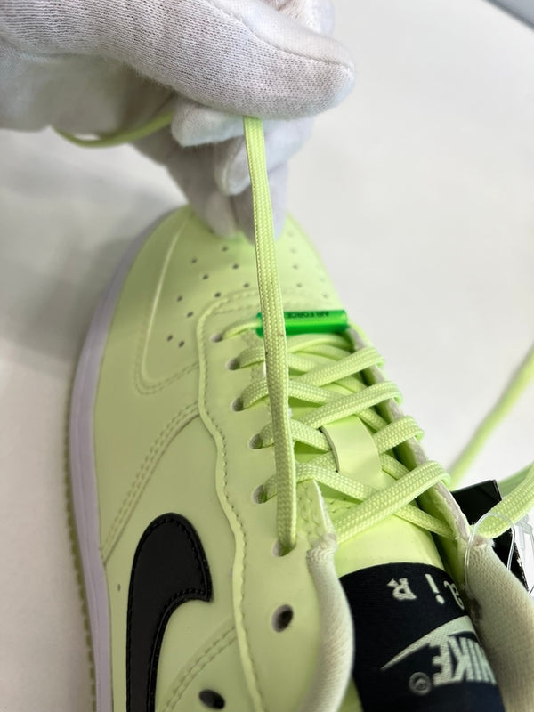 ナイキ NIKE WMNS AIR FORCE 1 07 LX BARLEY VOLT ウィメンズ エア フォース ワン 1 07 LX バーリィー ボルト CT3228-701 レディース靴 スニーカー グリーン 23.5cm 101sh-2254