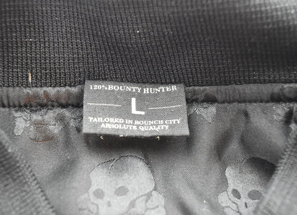 バウンティーハンター  BOUNTY HUNTER  FLIGHT JACKET 刺繍 フライトジャケット ブルゾン 81-3-3746-1044 ジャケット ブラック Lサイズ 103MT-3273