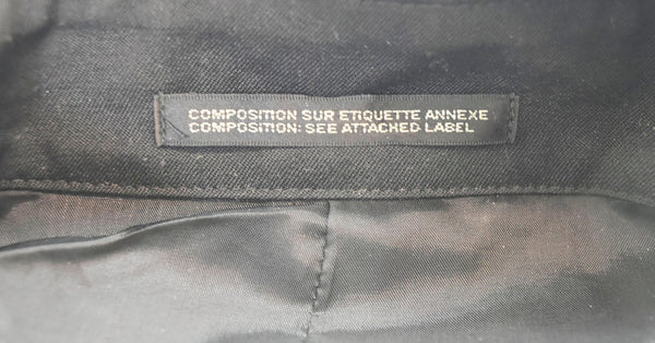 ヨウジヤマモト プールオム Yohjiyamamoto Pour Homme  21AW ボアフードジャケット ウールブルゾン 黒 HX-J17-100 3 ジャケット ブラック 103MT-1705