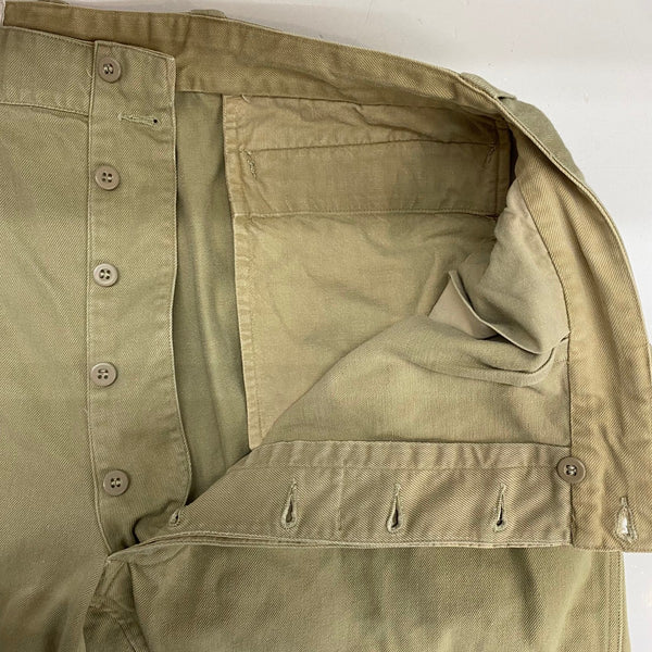 【曜日割引対象外】 ミリタリー MILITARY フランス軍 FRENCH ARMY M-52 Chino チノパン ベージュ 46サイズ 201MB-1173 VB