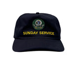 【中古】サンデーサービス SUNDAY SERVICE KANYE WEST カニエウェスト 帽子 メンズ帽子 キャップ ネイビー 201goods-489