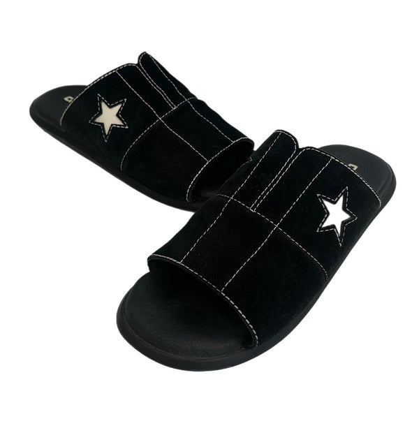 コンバース CONVERSE ADDICT ONE STAR SANDAL アディクト  ワンスターサンダル スエード 黒 35200130 メンズ靴 サンダル その他 ブラック 25cm 101sh-2093