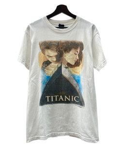 ヴィンテージ VINTAGE ITEM 00's TITANIC タイタニック ムービーT 映画 U.S.T's 白 Tシャツ プリント ホワイト Mサイズ 104MT-507