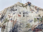 ヴィンテージ vintage 60s 60年代 PENNY'S ペニーズ 和柄 アロハシャツ オープンカラー 開襟 Made in Japan 生成り 半袖シャツ 総柄 マルチカラー Sサイズ 104MT-1832
