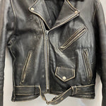 【曜日割引対象外】 アメカジ系 Leather Item ダブルライダースジャケット ジャケット ブラック -サイズ 201MT-4497 VB