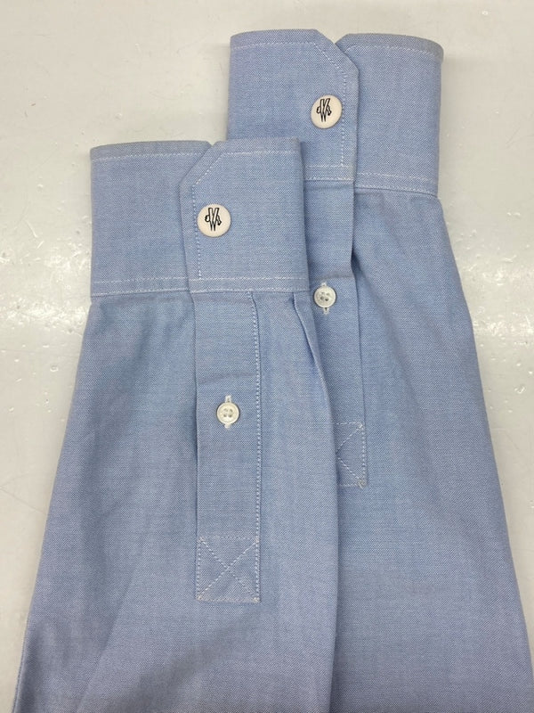 モンクレール MONCLER GAMME BLEU CAMICIA OXFORD BD SHIRT ボタンダウン シャツ 長袖 胸ポケット 青 D13915200420 26525 サイズ 0 長袖シャツ ロゴ ブルー 104MT-1076