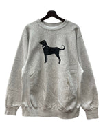 ザブラックドッグ The Black Dog 90s CREWNECK SWEATSHIRT クルーネック スウェットシャツ ブラックドッグ USA製 ヴィンテージ トレーナー 裏起毛 灰 スウェット プリント グレー Lサイズ 104MT-2215