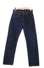 リーバイス LEVI'S 70s 73年11月製 501 66前期 ボタン裏6 赤耳 Denim Jeans デニムパンツ 濃紺 デニム ブルー 103MB-321