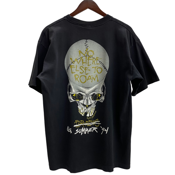 【曜日割引対象外】 ヴィンテージ vintage 90's メタリカ METALLICA NOWHERE ELSE TO ROAM U.S. SUMMER '94 Tシャツ ブラック XLサイズ 201MT-4699 VB