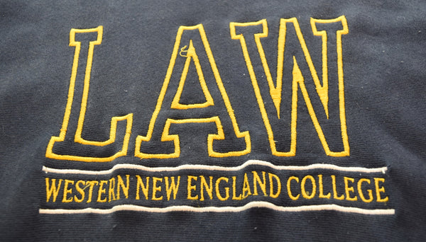 チャンピオン Champion  90年代 リバースウィーブ 刺繍タグカレッジ スウェット LAW XXL スウェット ネイビー 3Lサイズ 103MT-3536