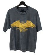 サブカルチャー Subculture vintage body eagle Tee ヴィンテージ加工 イーグル Tシャツ 黒 サイズ1 Tシャツ プリント ブラック 104MT-1480