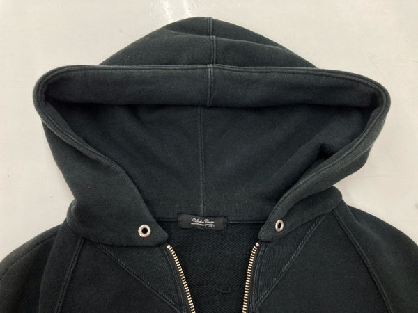 アンダーカバー UNDERCOVER 08~09AW UNREAL期 切替 スウェット ジップ パーカー フーディ SWEAT PARKER BLACK 黒 パーカ 無地 ブラック SIZE1 104LT-54