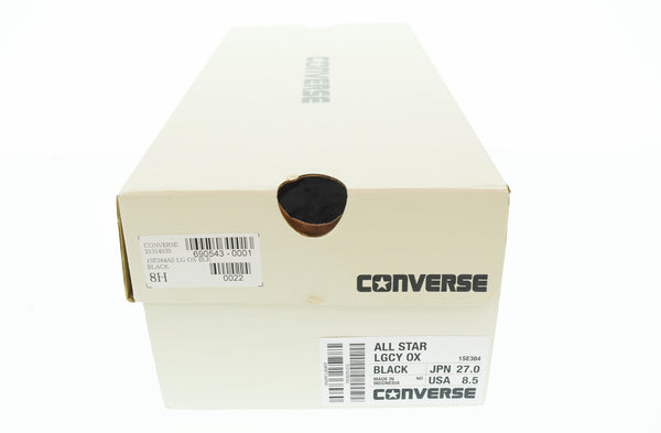 コンバース CONVERSE ALL STAR LGCY OX オールスター レガシーオックス ブラック 1SE384 メンズ靴 スニーカー ブラック 27cm 103S-1329