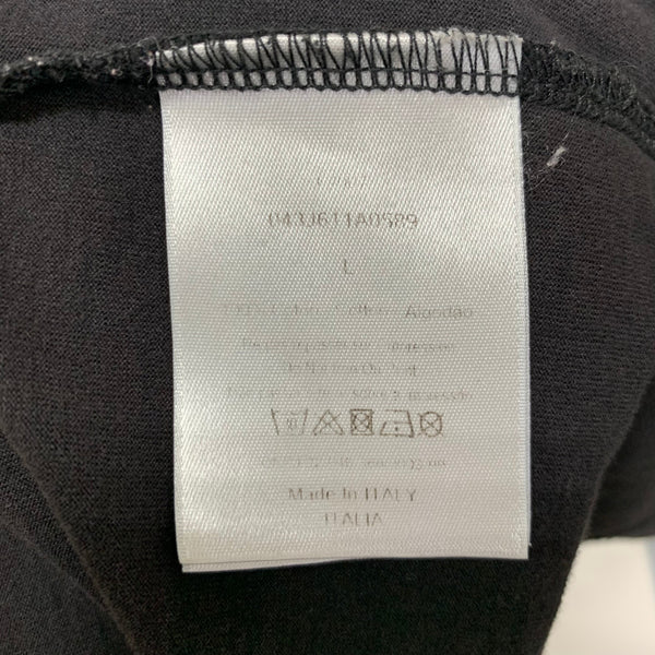 ディオール・オム DIOR HOMME 20AW HOMME ATELIER L/S TEE ロンT ブラック Lサイズ 201MT-4669