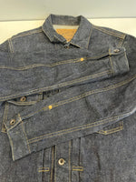 クーティープロダクションズ COOTIE PRODUCTIONS 2ndタイプデニムジャケット 濃紺 赤耳 リジット ジャケット ブルー Lサイズ 101MT-4893